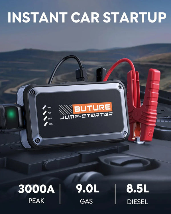 Beta08 Portable Car Jump Starter 3000A 16800mAh Jump Box
